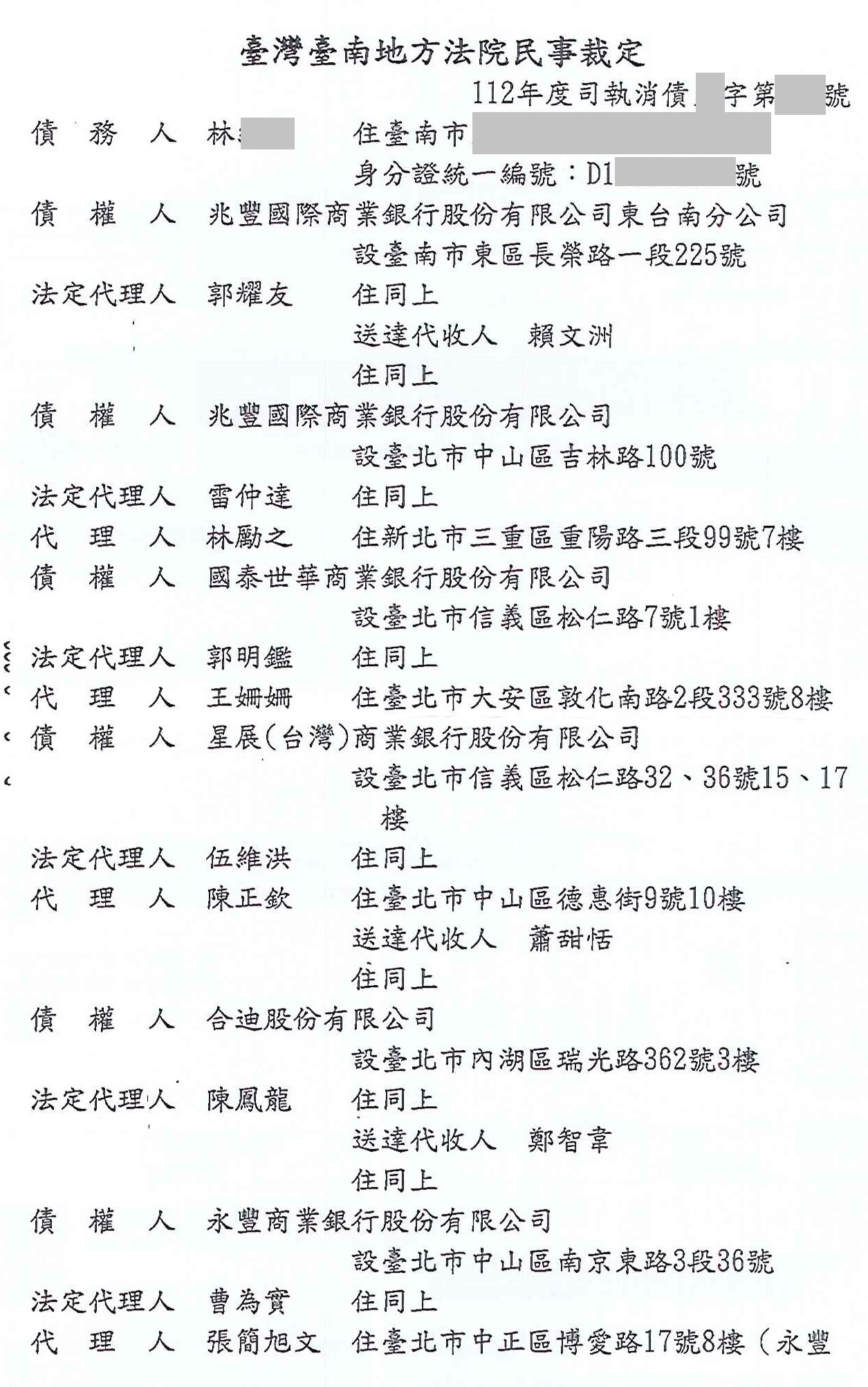 更生條件|法院更生|債務更生|臺南地院債務更生成功核准，總債務約156萬，僅償還約58萬